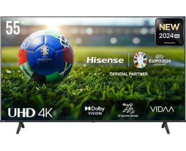 TV HISENSE 55A6N 55´´ UHD 4K VIDAA SMART TV MODO JUEGO PLUS CONTROL VOZ. REF. CSP-402029