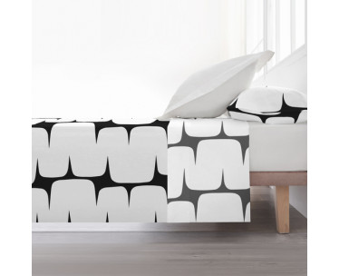 JUEGO DE SÁBANAS 100% ALGODÓN MODELO LAHAN WHITE PARA CAMA DE 180.-CYT-261722