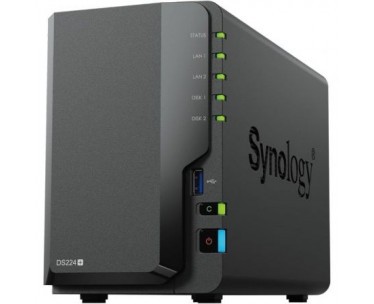 NAS Synology Diskstation DS224+/ 2 Bahías 3.5'- 2.5'/ 6GB DDR4/ Formato Torre CYD-0124718