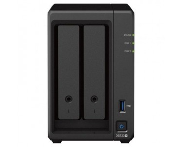 NAS Synology Diskstation DS723+/ 2 Bahías 3.5'- 2.5'/ 8GB DDR4/ Formato Torre CYD-0124730