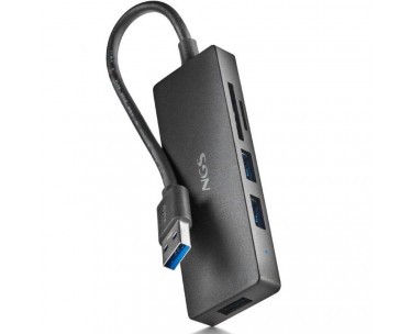 Hub USB NGS IHUB READER/ 3xUSB 3.0/ 1xLector de Tarjetas CYD-0124774