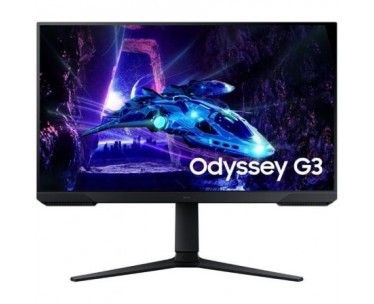 Monitor Gaming Samsung Odyssey G3 S24DG304EU/ 24'/ Full HD/ 1ms/ 180Hz/ VA/ Regulable en altura/ Negro CYD-0124142
