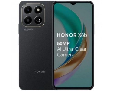 Smartphone Honor X6B 4GB/ 128GB/ 6.56'/ Negro Medianoche CYD-0125730