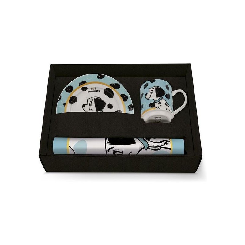 SET MANTEL/PLATO/TAZA 101 DALMATAS-CYG-631413