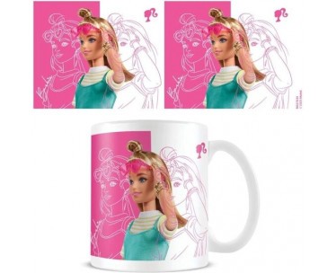 TAZA BARBIE GIRL ROSA Y BLANCO 315ML-CYG-631870