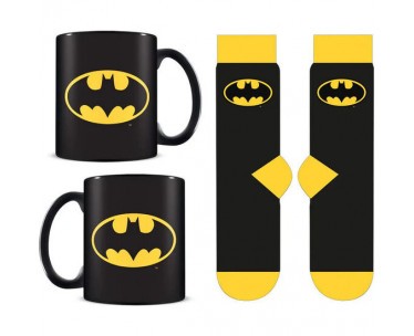 SET REGALO CON TAZA Y CALCETINES LOGO BATMAN 315 ML Y TU 36-41-CYG-635275