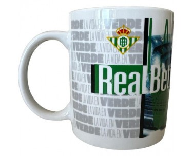 BETIS BALOMPIÉ TAZA CERÁMICA LA VIDA EN VERDE-CYG-623317